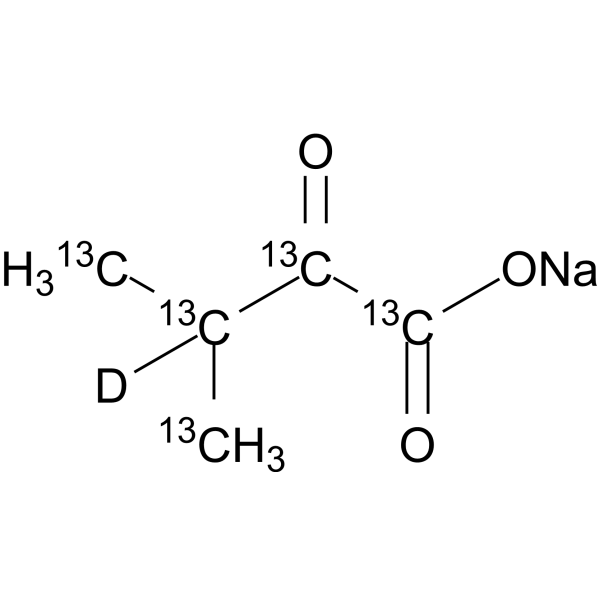 Sodium 3-methyl-2-oxobutanoate-13C5,d1 420095-74-5